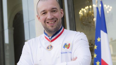 Après avoir cuisiné pour quatre présidents successifs, Guillaume Gomez a quitté son poste au palais de l’Élysée en février, pour devenir ambassadeur de « la gastronomie française » à l’international. © Laurent Blevennec Après avoir cuisiné pour quatre présidents successifs, Guillaume Gomez a quitté son poste au palais de l’Élysée en février, pour devenir ambassadeur de « la gastronomie française » à l’international. © Laurent Blevennec